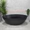 *Clearance Stock* Kinka Egg 1700mm Oval Freestanding Bath, Matte Black
