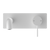 Nero Mecca Wall Basin Mixer | Matte White |