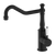 Nero York Kitchen Mixer Hook Spout With White Porcelain Lever | Matte Black |
