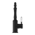 Nero York Kitchen Mixer Hook Spout With White Porcelain Lever | Matte Black |