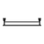 Nero York Double Towel Rail 600mm | Matte Black |