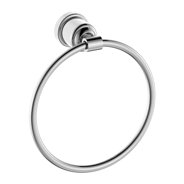 Nero York Towel Ring | Chrome |