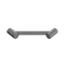 Nero Mecca Care 25mm Footrest Corner Grab Rail 215mm | Gun Metal |