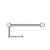 Nero Mecca Care 25mm Toilet Roll Rail 300mm | Chrome |