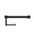 Nero Mecca Care 25mm Toilet Roll Rail 300mm | Matte Black |