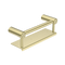Nero Mecca Care 25mm Grab Rail With Shelf 300mm | Brushed Gold |
