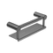 Nero Mecca Care 25mm Grab Rail With Shelf 300mm | Gun Metal |