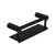 Nero Mecca Care 25mm Grab Rail With Shelf 300mm | Matte Black |