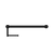 Nero Mecca Care 25mm Toilet Roll Rail 450mm | Matte Black |