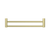 Nero Mecca Care 25mm Grab Double Towel Rail 600mm | Brushed Gold |