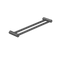 Nero Mecca Care 25mm Grab Double Towel Rail 600mm | Gun Metal |
