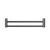 Nero Mecca Care 25mm Grab Double Towel Rail 600mm | Gun Metal |