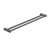 Nero Mecca Care 25mm Grab Double Towel Rail 900mm | Gun Metal |