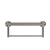 Nero Mecca Care 32mm Grab Rail With Towel Holder 300mm | Brushed Nickel |
