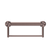 Nero Mecca Care 32mm Grab Rail With Towel Holder 300mm | Brushed Bronze |
