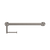 Nero Mecca Care 32mm Grab Rail With Toilet Roll Holder 450mm | Brushed Nickel |