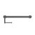 Nero Mecca Care 32mm Grab Rail With Toilet Roll Holder 450mm | Gun Metal |