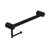 Nero Mecca Care 32mm Grab Rail With Toilet Roll Holder 450mm | Matte Black |