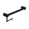 Nero Mecca Care 32mm Grab Rail With Toilet Roll Holder 450mm | Matte Black |