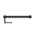 Nero Mecca Care 32mm Grab Rail With Toilet Roll Holder 450mm | Matte Black |