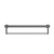 Nero Mecca Care 32mm Grab Rail With Towel Holder 600mm | Gun Metal |