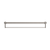 Nero Mecca Care 32mm Grab Rail With Towel Holder 900mm | Brushed Nickel |