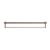 Nero Mecca Care 32mm Grab Rail With Towel Holder 900mm | Brushed Bronze |