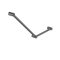 Nero Mecca Care 32mm Ambulant Toilet Grab Rail 45 Degree 750x450mm | Gun Metal |