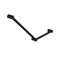 Nero Mecca Care 32mm Ambulant Toilet Grab Rail 45 Degree 750x450mm | Matte Black |