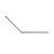 Nero Mecca Care 32mm DDA Grab Rail Set 45 Degree 750x900mm | Brushed Nickel |