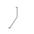 Nero Mecca Care 32mm Ambulant 45 Degree Bent Tube 450x650mm | Chrome |