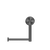 Nero Mecca Care Heavy Duty Toilet Roll Holder | Gun Metal |