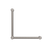Nero Mecca Care 32mm Ambulant Toilet Grab Rail 90 Degree 450x450mm | Brushed Nickel |