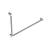 Nero Mecca Care 32mm DDA Grab Rail Set 90 Degree 600x1000mm | Chrome |