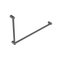 Nero Mecca Care 32mm DDA Grab Rail Set 90 Degree 600x1000mm | Gun Metal |