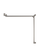 Nero Mecca Care 32mm DDA Toilet Grab Rail Set 90 Degree Continuous 600x1065x1025mm | Brushed Nickel |