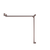 Nero Mecca Care 32mm DDA Toilet Grab Rail Set 90 Degree Continuous 600x1065x1025mm | Brushed Bronze |