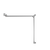 Nero Mecca Care 32mm DDA Toilet Grab Rail Set 90 Degree Continuous 600x1065x1025mm | Chrome |