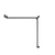 Nero Mecca Care 32mm DDA Toilet Grab Rail Set 90 Degree Continuous 600x1065x1025mm | Gun Metal |