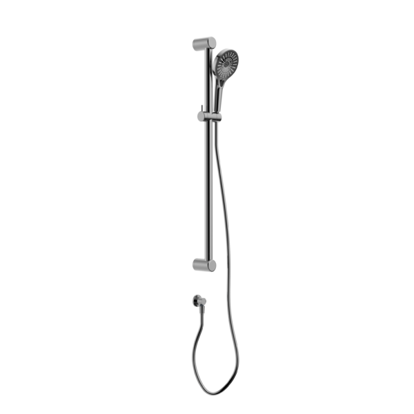Nero Mecca Care 32mm Grab Rail And Adjustable Shower Rail Set 900mm | Chrome |