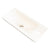 Tura Petite 500 x 225mm Curved Polymarble Vanity Top with Integrated Sink and Overflow, Matte White