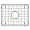 Retto II Stainless Steel Sink Grid 500 x 400mm with Centre Waste Hole, Brushed Gunmetal Black