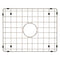 Retto II Stainless Steel Sink Grid 500 x 400mm with Centre Waste Hole, Brushed SS Nickel