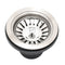 Retto Sink Basket Waste-Replacement Part, Brushed SS Nickel