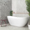 Whitehaven 1700mm Double High Back Freestanding Bath, Gloss White