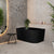 Avalon 1300mm Left Corner Freestanding Bath, Matte Black
