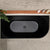 Avalon 1700mm Left Corner Freestanding Bath, Matte Black