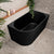 Avalon 1300mm Right Corner Freestanding Bath, Matte Black