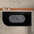 Avalon 1400mm Right Corner Freestanding Bath, Matte Black