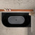 Avalon 1500mm Right Corner Freestanding Bath, Matte Black